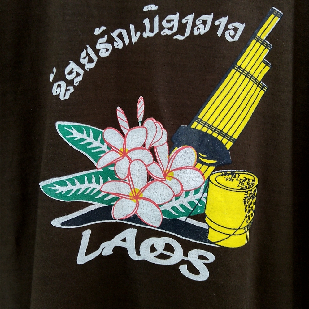 Laos tourist t-shirt